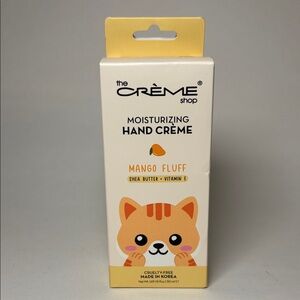 The Crème Shop Moisturizing Hand Creme Mango Fluff- Shea Butter & Vitamin E